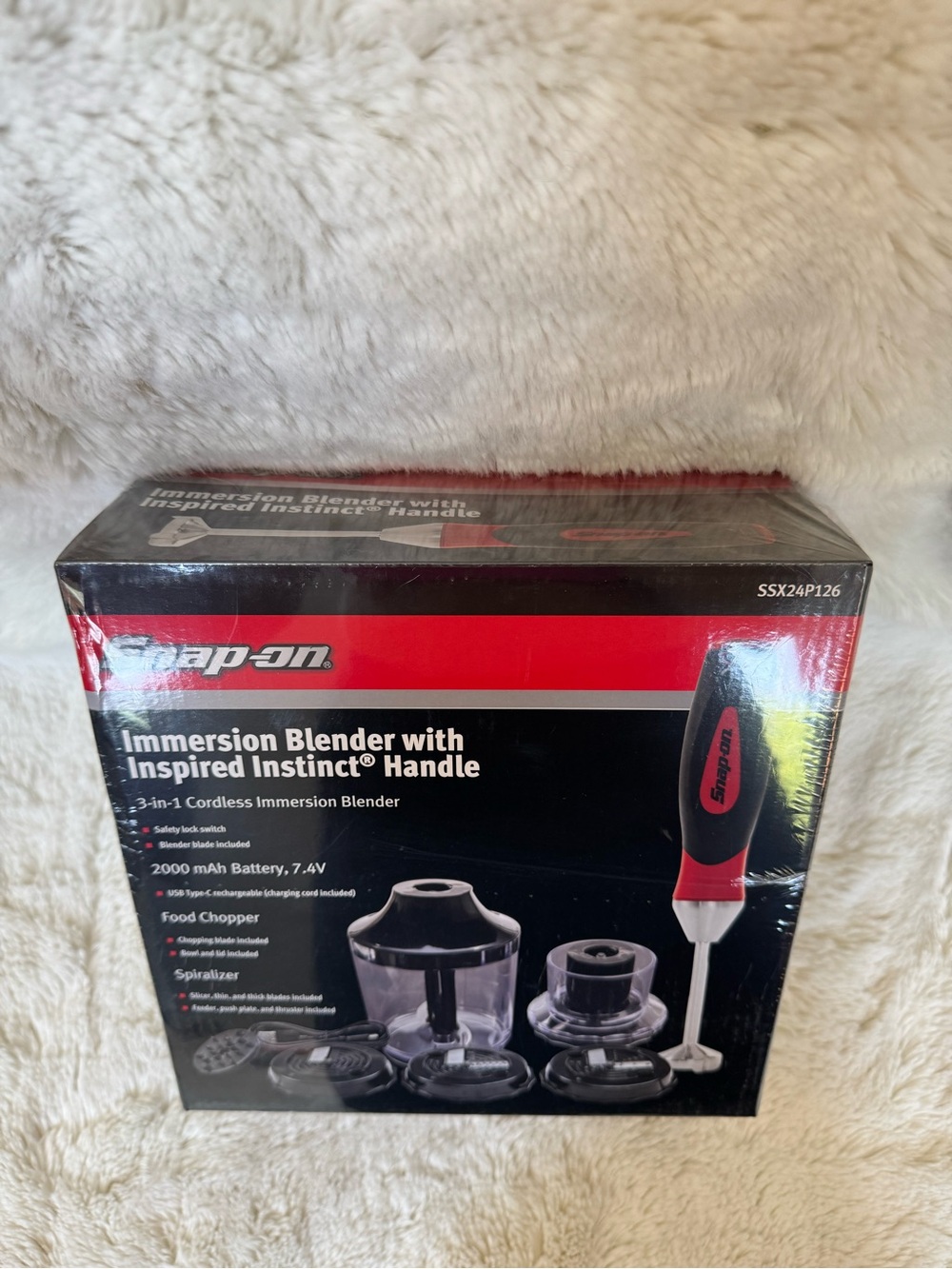 Snap-on Immersion Blender with Inspired Instinct Handle